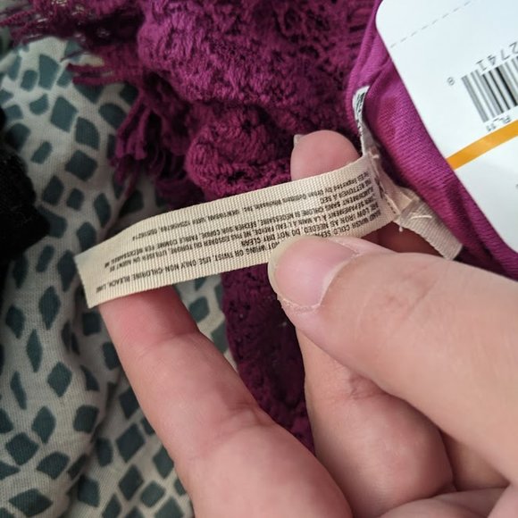 NWT Free People Purple Lace Dress Size S - Picture 9 of 10